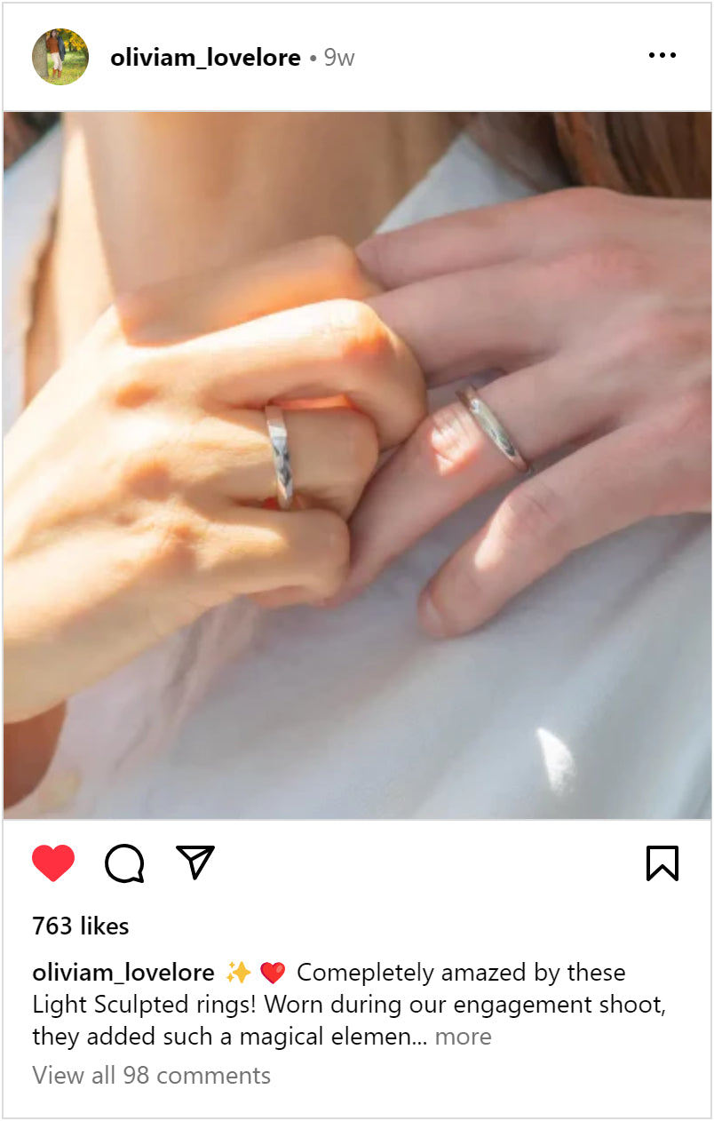 Alex centomo engagement ring top